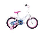 Kinderfahrrad HUFFY "Huffy Disney Minnie 16-Zoll-Fahrrad", weiß, Fahrräder, Kinder, 16 Zoll (40,64cm) hinten: 16 Zoll (40,64cm)