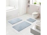 Badematte GRUND "Molena", grau, H:28mm, Polyester, Badematten, Badematte, Hoher LUXURYSOFT-Flor aus Polyester, 5 Jahre Garantie