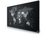Titanwolf Gaming Mauspad XXXL 1800x800 mm, Speed Mousepad, Weltkarte Motiv, abwaschbar, rutschfest