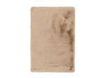 Kayoom , Beige , Textil , Uni , rechteckig , 65x100 cm ,