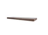 Globo Wandboard , Walnussfarben , Holzwerkstoff , 23.5x3.8x100 cm , Wohnzimmer, Regal, Wandboards