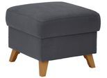 Stauraumhocker OTTO HOME "Westerland", grau, B:58cm H:48cm T:58cm, 100% Polyester, Hocker, Stauraumhocker, in vielen Bezugsarten und Farben, auch in Luxus-Microfaser imprägniert