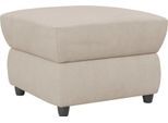 Hocker OTTO HOME "Boston", beige, B:68cm H:45cm T:68cm, 100% Polyester, Hocker, Hocker, mit Stauraum