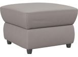 Hocker OTTO HOME "Boston", beige (sand), B:68cm H:45cm T:68cm, 64% Polyurethan, 25% Polyester, 11% Baumwolle, Hocker, Hocker, mit Stauraum