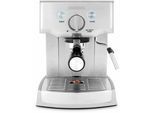 GASTROBACK Espressomaschine "Design Espresso Pro 42709", silber (silberfarben), B:26cm H:31,5cm T:21cm, Kaffeemaschinen, Espressomaschine