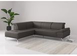 Ecksofa OTTO HOME "Caluna", braun (mocca), B:274cm H:81cm T:235cm, Sofas, Ecksofa, Inkl.Sitztiefenverstellung, wahlweise mit Kopf- und Armteilverstellung