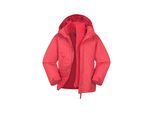 Mountain Warehouse Kinder/Kinder Fell 3 in 1 Waterafstotend Jasje (Actief Rood)