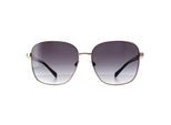 Karen Millen KM7020 400 goud donkergrijs gradiÃ«nt zonnebril