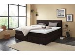 Boxspringbett COTTA "Simba erhältlich in verschiedenen Breiten, Farben und Härtegraden", braun, L:209cm, Komplettbetten, Boxspringbett, Bezugsstoff: Struktur fein