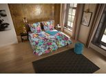 Wendebettwäsche "Miray", multi, B/L: 155cm x 220cm, 1 Stk., 1 Stk., Microfaser, B/L: 80cm x 80cm, 2, Microfaser, Obermaterial: 100% Polyester, PURE LUXURY COLLECTION, Bettwäsche, Wendebettwäsche, Mikrofaser, Pflegeleicht, Reißverschluss, Wendeoptik, Blumen, Bunt