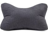 Nackenrolle GÖZZE "Darco" Gr. 1, grau (anthrazit), B:25cm L:40cm, Polyester, Funktionskissen, Nackenrolle