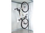 Fahrradhalter BIOHORT "BikeMax", silber, B:6cm H:185cm L:14,5cm, Stahlblech, Fahrradhalterungen
