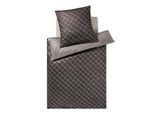 Bettbezug JOOP "Bettwäsche 1er Pack" Gr. M, schwarz, B:155cm L:220cm, Buntgewebe, Bettbezüge