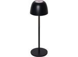 LED Tischleuchte "Tischlampe Ronda", schwarz, B:11cm H:34,5cm L:11cm T:11cm Ø:11cm, PARFORCE TRADITIONAL HUNTING, Leuchten, LED Tischleuchte, Akku-Tischleuchte, Touch-Dimmer, USB-C-Ladekabel, für innen und außen
