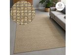 Teppich OTTO HOME "Jerron, Jute-Mix, Flechtoptik", beige (natur), B:300cm H:15mm L:400cm, Jute, Teppiche, Teppich, Scandi-Stil, Strukturgewebe, Wohnzimmer, Schlafzimmer, Esszimmer