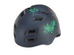 Fahrradhelm PROPHETE "Fahrradhelm mit LED Licht", schwarz, grün, Helme, Kopfumfang: 55cm - 58cm