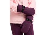 Snowboardhandschuhe ROXY "Roxy Jetty Girl Solid", Kinder, Gr. L, lila (schwarzberry wine), Obermaterial: 50% Polyester, 50% Polyurethan., Handschuhe