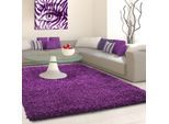 Hochflor-Teppich AYYILDIZ TEPPICHE "Life Shaggy 1500 , auch als Läufer und in Rund erhältlich", lila, B:240cm H:30mm L:340cm, Kunstfaser, Teppiche, Langflor, uni, große Farb- und Größenauswahl. Wohnzimmer, alle Räume, Topseller