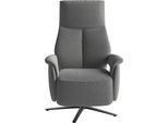 TV-Sessel SIT & MORE "TV Lazy", anthrazit, B:75cm H:110cm T:85cm, 100% Polyester, Sessel, mit Herz-Waage-Positon und 3 Motoren
