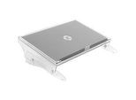 Dokumentenhalter FlexDesk 640, höhenverstellbar von 110 – 185 mm, aus Acryl