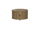 Vicco Couchtisch, Eiche, Holzwerkstoff, Rund, 80x45x80 cm, Wohnzimmer, Wohnzimmertische, Couchtische