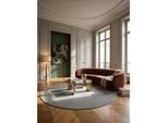 Flachgewebe-Teppich Berber-Tradition Silber 120x120 cm Uni meliert