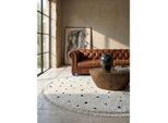 Shaggy-Teppich Pflegeleicht Creme 160x160 cm - ATRIO Kadima Design