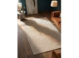 Flachgewebe-Teppich Ethno Creme 140x200 cm Ethno-Streifen