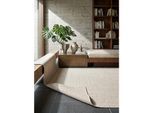 Flachgewebe-Teppich Polypropylen Creme 240x340 cm - CORDEV Kadima