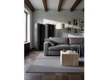 Niederflor-Teppich Uni Beige 133x133 cm - COLFOSCO Kadima Design