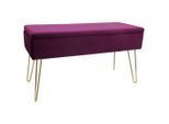 Echtwerk , Beere , Textil , 75x42x30 cm , Truhe im Sitz, abwischbar ,
