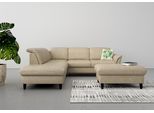 Ecksofa SIT & MORE "Maggiore L-Form", beige, B:261cm T:224cm, 100% Polyester, Sofas, Ecksofa, wahlweise mit Kopfteilverstellung, Schlaffunktion und Stauraum