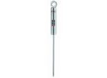 Bratenthermometer RÖSLE, silber (edelstahlfarben), B:1,9cm H:21,6cm T:1,5cm, Edelstahl, Temperaturmessgeräte, Bratenthermometer, digitales Kochthermometer, -40C bis +200 C, Edelstahl 18/10