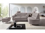 Ecksofa OTTO HOME "Cardoso L-Form", grau, B:250cm H:90cm T:175cm, Struktur imprägniert (100% Polyester);Luxus-Microfaser ALTARA NUBUCK (100% Polyester);Struktur (52% Polyester, 35% Polyacryl, 13% Baumwolle);Luxus-Microfaser weich (90% Polyester, 10% Polyamid), Sofas, Ecksofa, Federkern, wahlweise mit Bett, Schubkasten