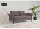 2,5-Sitzer SIT & MORE "Emely, inkl. Sitztiefenverstellung", grau (taupe), B:189cm H:92cm T:123cm, 90% Polyester, 10% Polyamid, Sofas, 2 5-Sitzer, wahlweise mit Schlaffunktion, Kopf- & Armteilverstellung