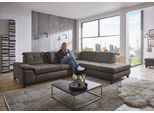 Ecksofa DIE PLANBAR "MP-IN18012 L-Form mit Kaltschaum-Polsterung", grau (anthrazit), B:310cm H:85cm T:260cm, 100% Polyester, Sofas, Ecksofa, Sitztiefenverstellung, optional Kopfteilverstellung & Schlaffunktion
