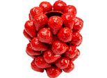 Tischvase KARE DESIGN "Vase Strawberries", rot, B:21cm H:24cm T:21cm, Porzellan, Vasen, Tischvase