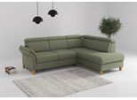 Ecksofa OTTO HOME "Glendale, L-Form", olive, B:247cm H:84cm T:193cm, 95% Polyester, 5% Polyamid, Sofas, Ecksofa, inkl. Kopfteilverstellung, wahlweise mit Vorziehsitz und Bettkasten