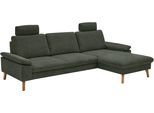 Ecksofa DIE PLANBAR "PP-LA24075 L-Form, Breite 286 cm", cyber moos, B:286cm T:178cm, 100% recyceltes Polyester, Sofas, Ecksofa, opt. mit Kopfstützen, Schlaffunktion, mot. Ottomane, Sitztiefenverst.