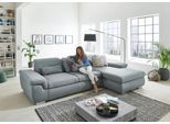 Ecksofa DIE PLANBAR "MP-IN17041 L-Form, Breite 325 cm", grau (steel), B:325cm H:85cm T:195cm, 100% Polyester, Sofas, Ecksofa, Sitztiefenverstellung, optional Kopfteilverstellung & Schlaffunktion