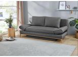Schlafsofa JOCKENHÖFER GRUPPE "Yann, B: 198 cm, Liegefl. 138x198 cm", grau (dunkelgrau), B:198cm T:92cm, Korpus: 100% Polyester;Kissen: 100% Polyester, Sofas, Schlafsofa, mit Schlaffunktion, Bettkasten & Armteilverstellung