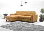 Ecksofa OTTO HOME "Varese", beige (curry), B:239cm H:91cm T:164cm, Sofas, Ecksofa, wahlweise mit Schlaffunktion und Bettkasten