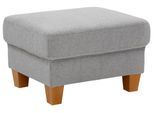 Polsterhocker OTTO HOME "Conville", grau, B:63cm H:48cm T:74cm, 100% Polyester, Hocker, Polsterhocker, Passend zur Servie "Conville", mit Federkern