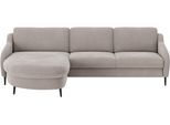 Ecksofa SIT & MORE "Soul L-Form", grau (anthrazit), B:296cm H:90cm T:189cm, 100% Polyester, Sofas, Ecksofa, wahlweise mit Schlaffunktion