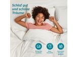 Microfaserbettdecke OTTO HOME "Baca, Bettdecke 135x200 cm, 155x220 cm und weitere Größen", weiß, B:200cm L:200cm, Bezug: 100% Polyester. Füllung: 100% Polyester, Bettdecken, Microfaserbettdecke, Bettdecken, Sommer, Winter, 4-Jahreszeiten, Decke