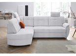 Ecksofa SIT & MORE "Sonoma L-Form", silber, B:246cm H:91cm T:176cm, Kunstleder SOFTLUX;Luxus-Microfaser ALTARA NUBUCK (100% Polyester);Luxus-Microfaser (90% Polyester, 10% Polyamid), Sofas, Ecksofa, wahlweise mit Schlaffunktion und Bettkasten
