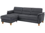 Ecksofa HOME AFFAIRE "Palmera L-Form, B: 244 cm - OTTO. Verlässliche Qualität.", grau, B:244cm H:89cm T:163cm, 100% Polyester;Struktur (100% Polyester);Luxus-Microfaser in Lederoptik (100% Polyester), Sofas, Ecksofa, optional Schlaffunktion & Bettkasten, Federkern