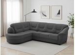 Ecksofa SIT & MORE "Savona", dunkelgrau, B:267cm H:90cm T:206cm, Sofas, Ecksofa, mit Federkern, optional mit Schlaffunktion
