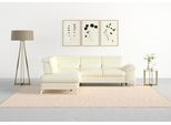 Ecksofa SIT & MORE "Cabrio L-Form, B: 274 cm, mit Sitztiefen-, Arm- & Kopfteilverstellung", weiß (altweiß), B:274cm H:87cm T:230cm, Sofas, Ecksofa, 3 Nierenkissen, Federkern, optional Schlaffunktion und Stauraum