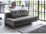 Schlafsofa JOCKENHÖFER GRUPPE "Mats, B: 200 cm, Liegefl. 160x200 cm", grau (dunkelgrau), B:200cm H:92cm T:100cm, Microfaser (92% Polyester, 8% Nylon), Sofas, Schlafsofa, mit Schlaffunktion, Bettkasten & Armteilverstellung